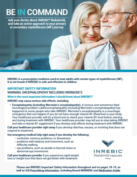 INREBIC® (fedratinib) patient brochure